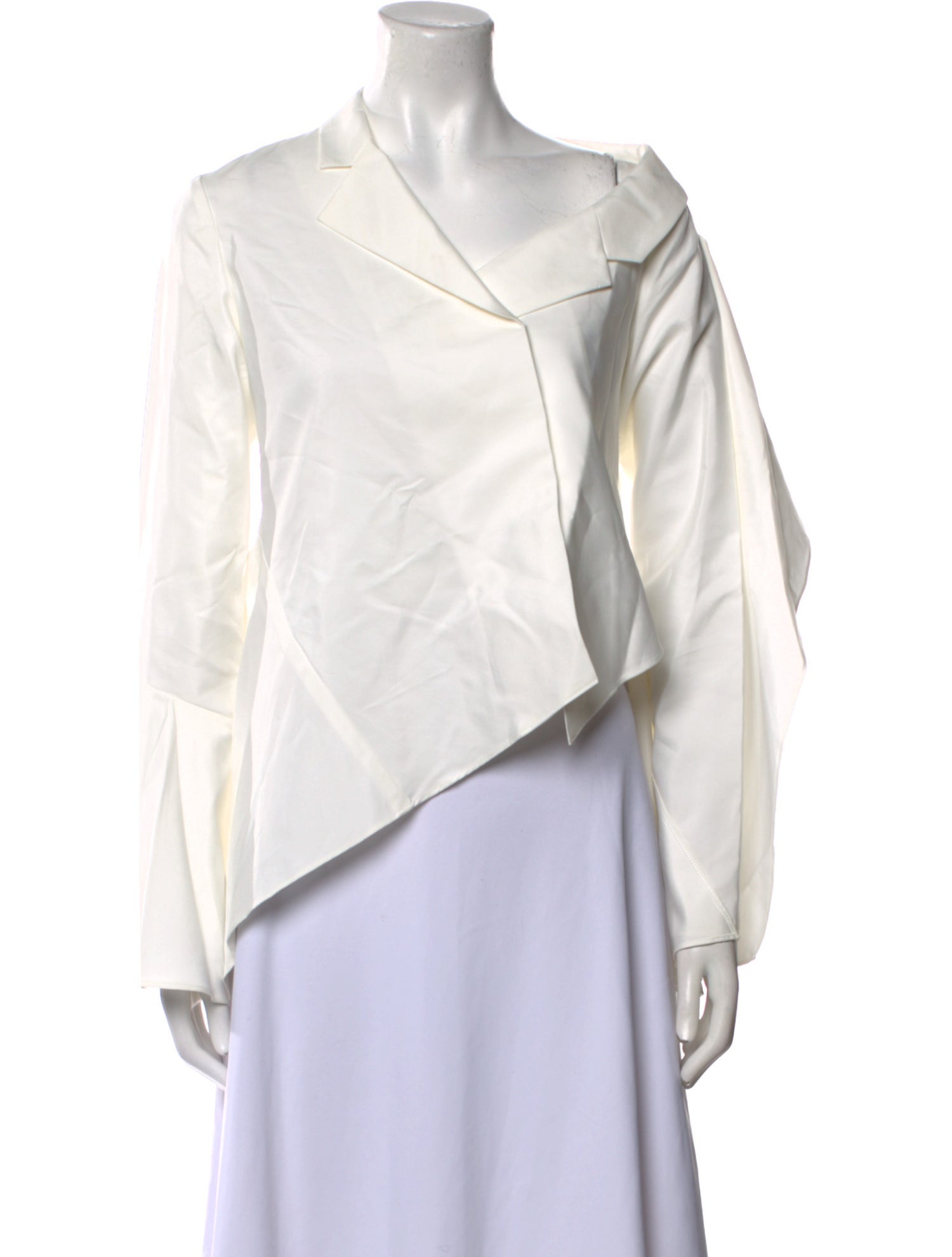 Adeam V-Neck Long Sleeve Blouse