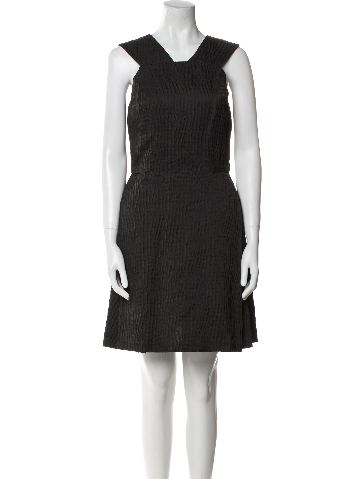 Adeam Square Neckline Mini Dress