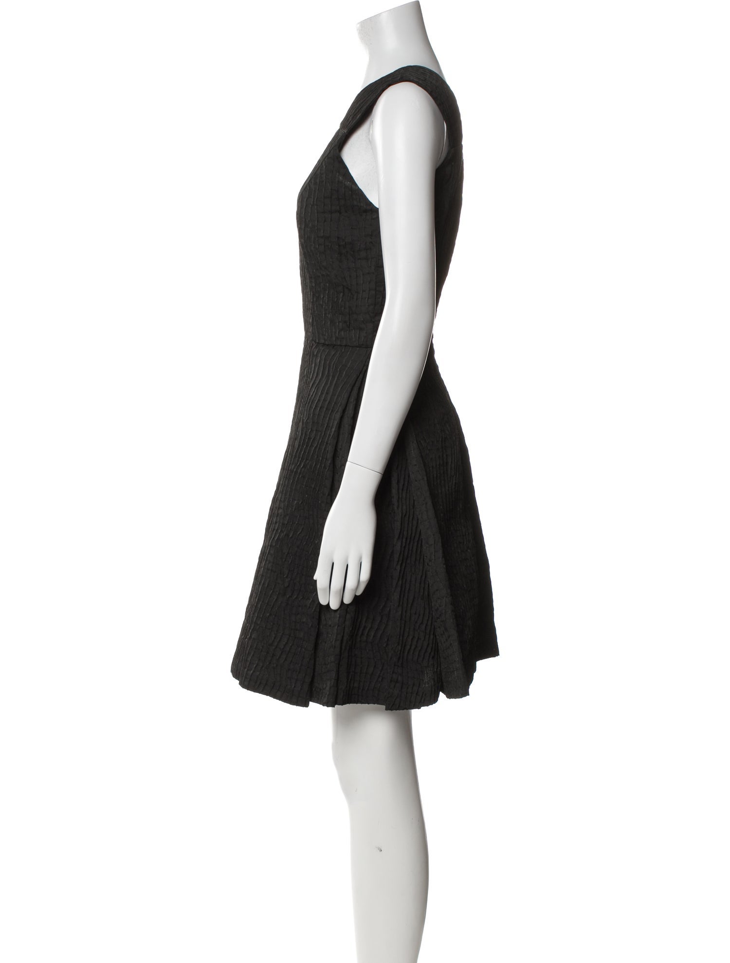 Adeam Square Neckline Mini Dress