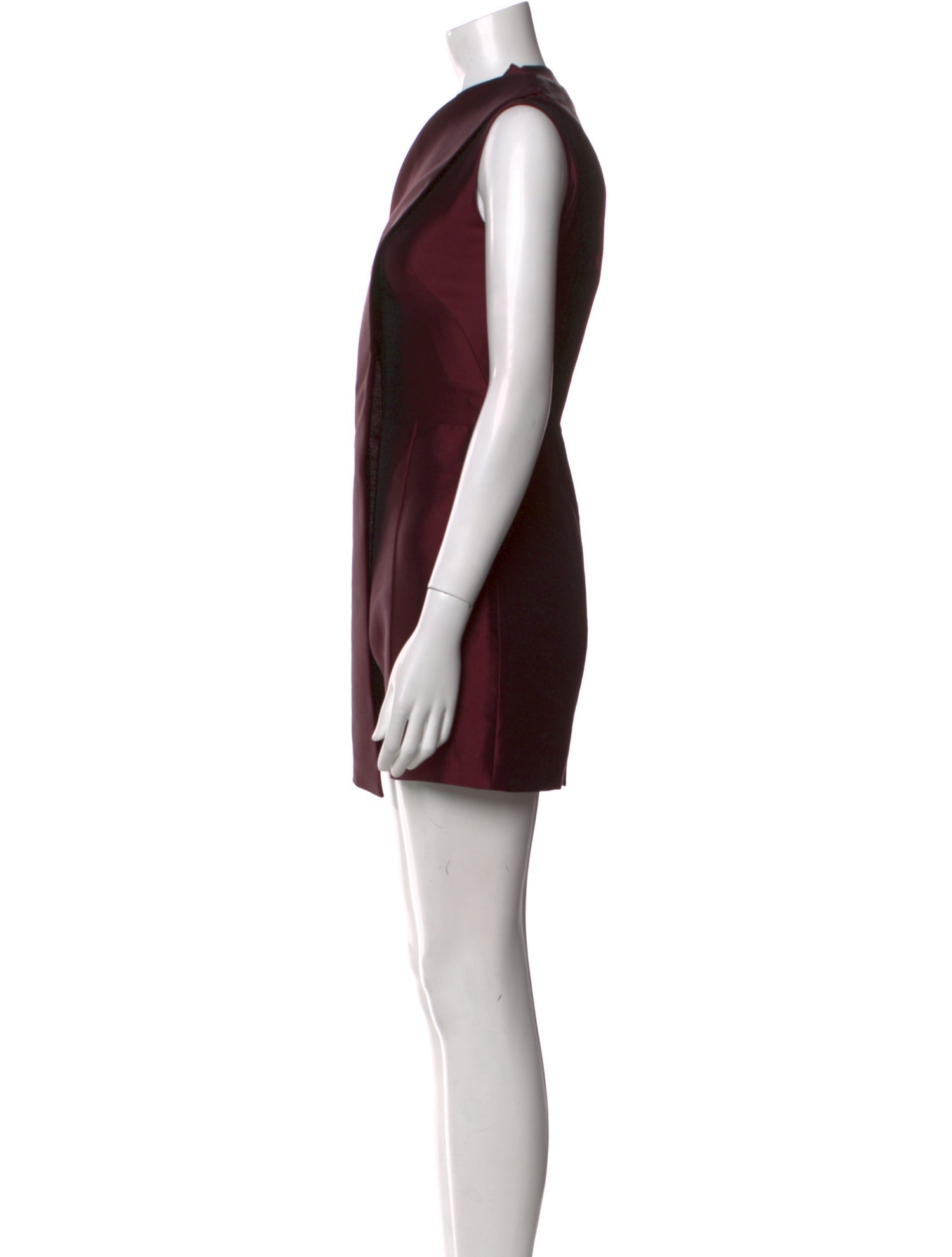 Adeam Silk Crew Neck Romper