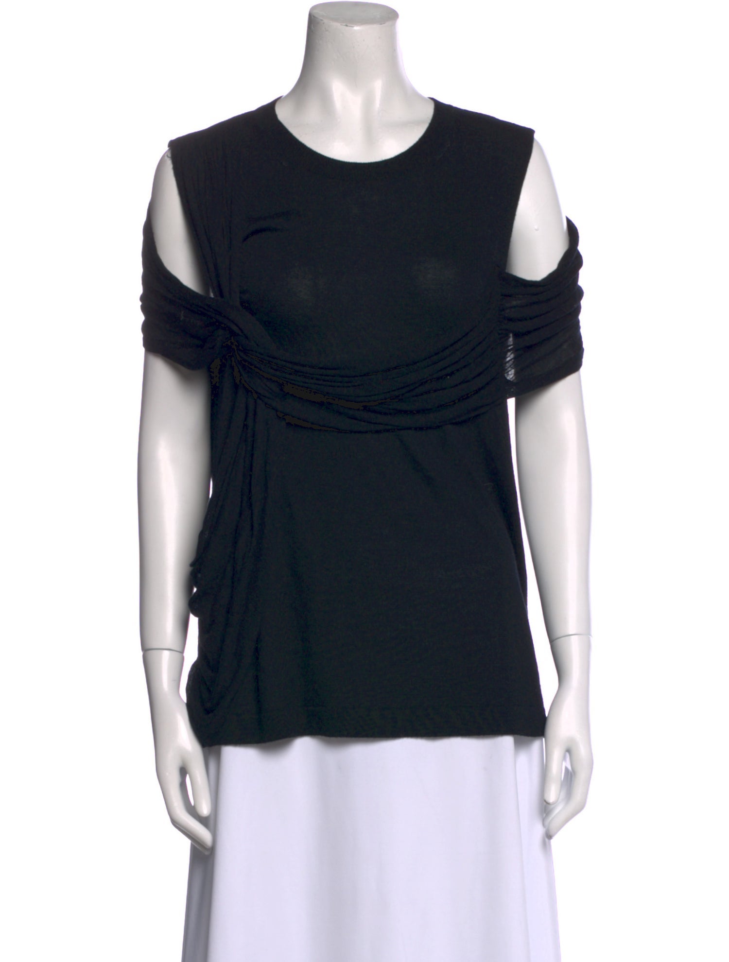 Adeam Crew Neck Short Sleeve Top