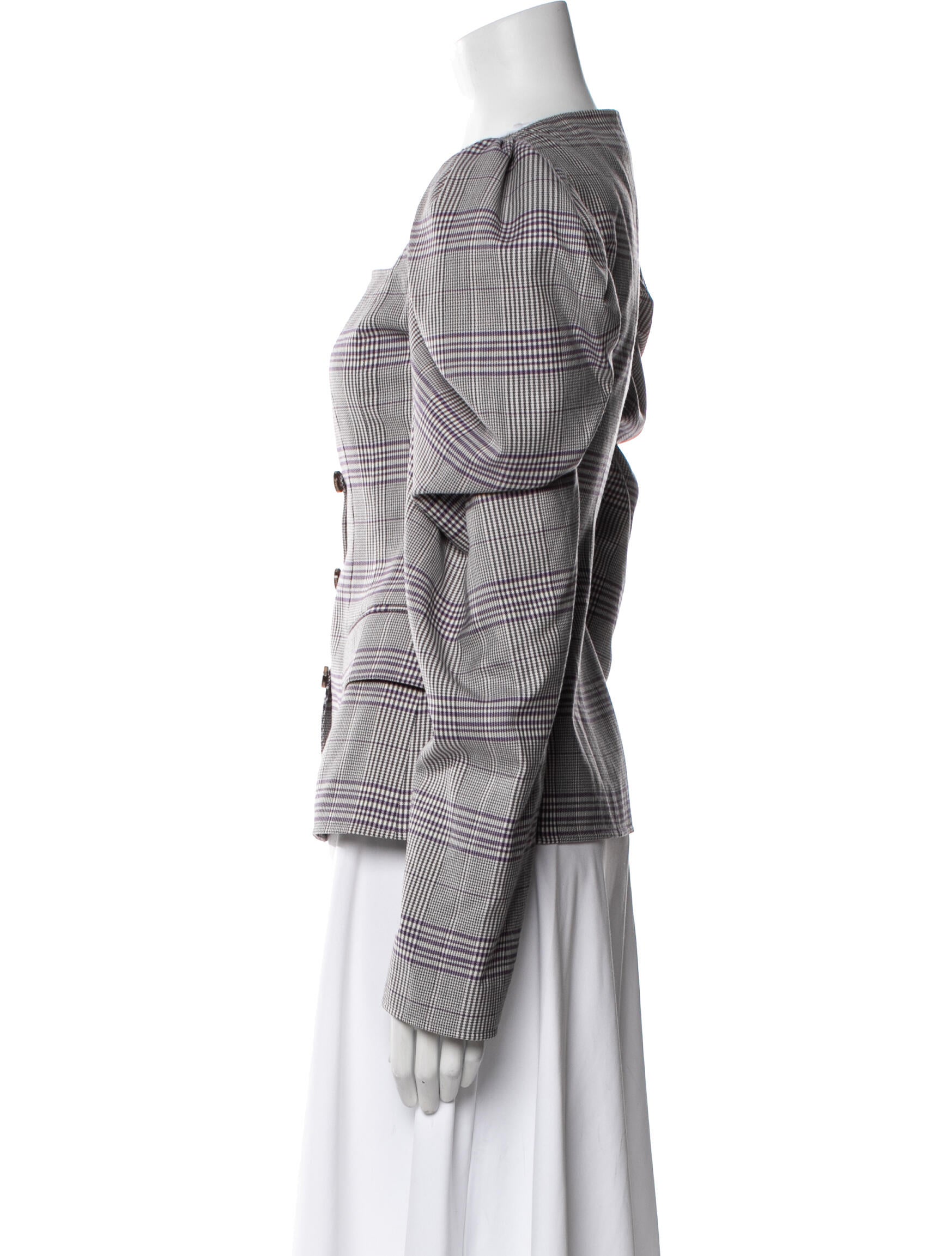 Adeam Houndstooth Print Evening Jacket w/ Tags