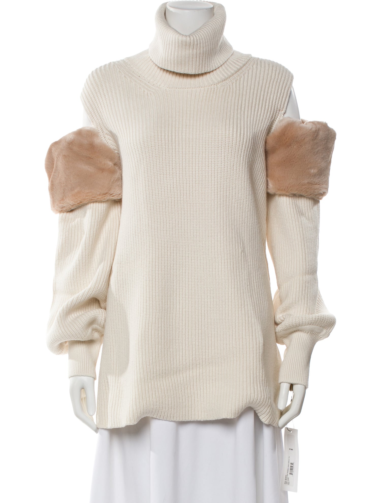 Adeam Colorblock Pattern Turtleneck Sweater w/ Tags