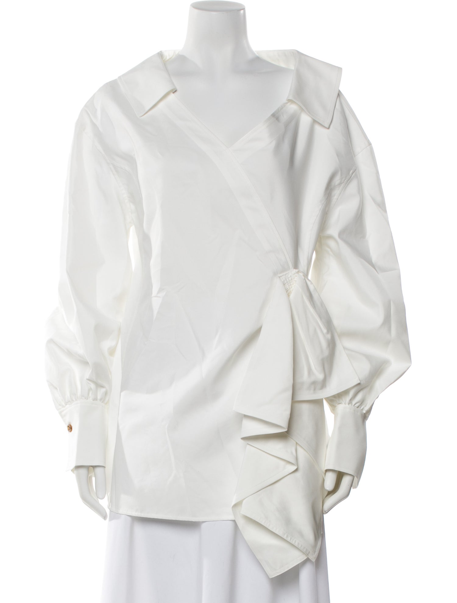 Adeam V-Neck Long Sleeve Tunic