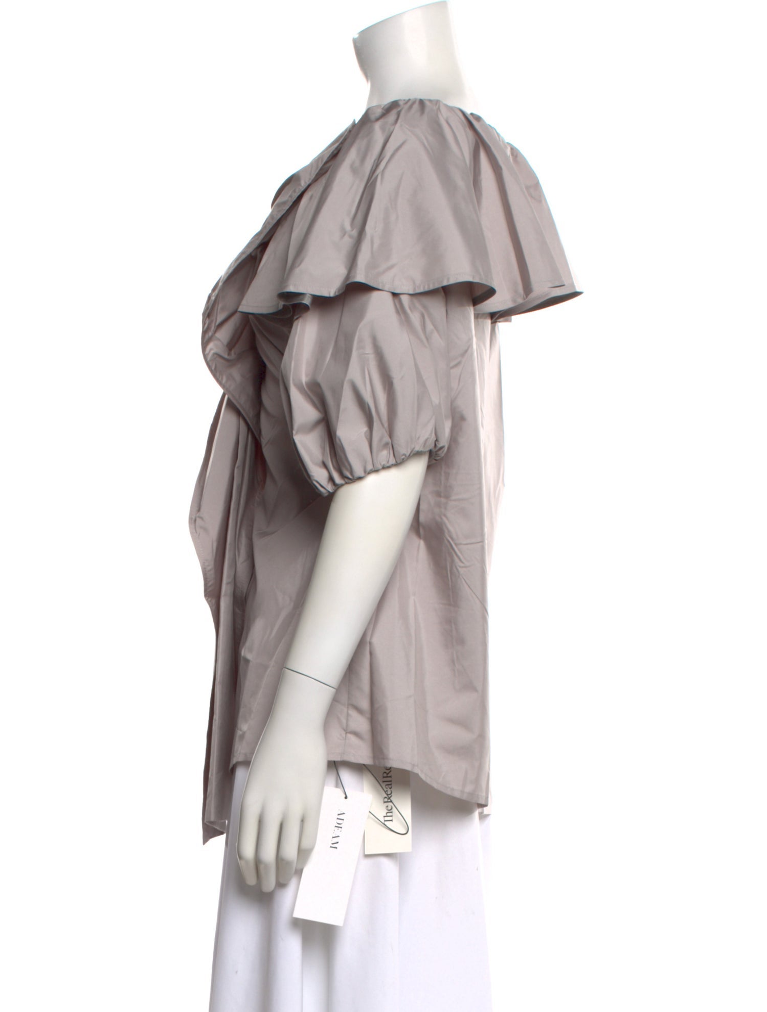 Adeam Off-The-Shoulder Three-Quarter Sleeve Blouse