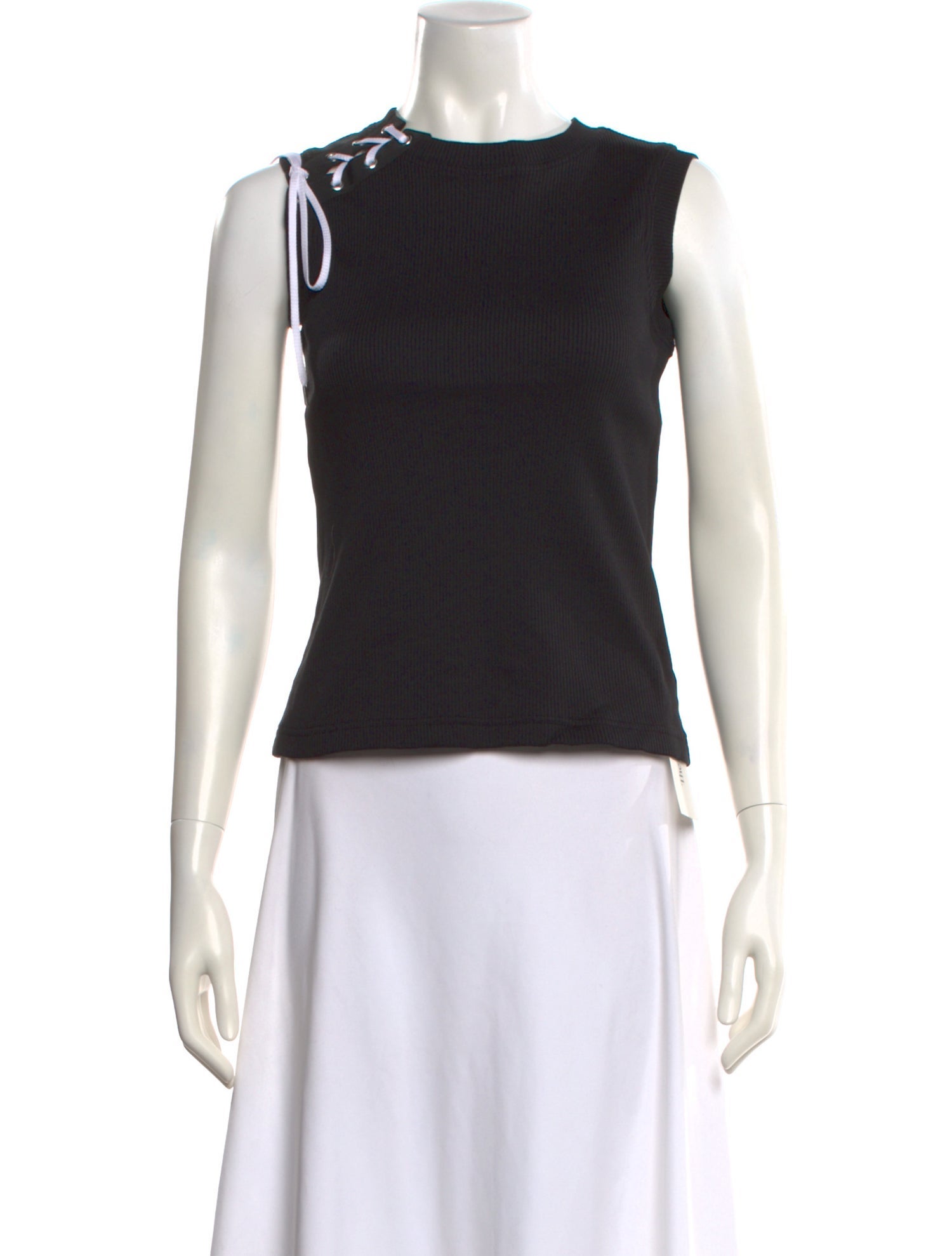 Adeam Crew Neck Sleeveless Top