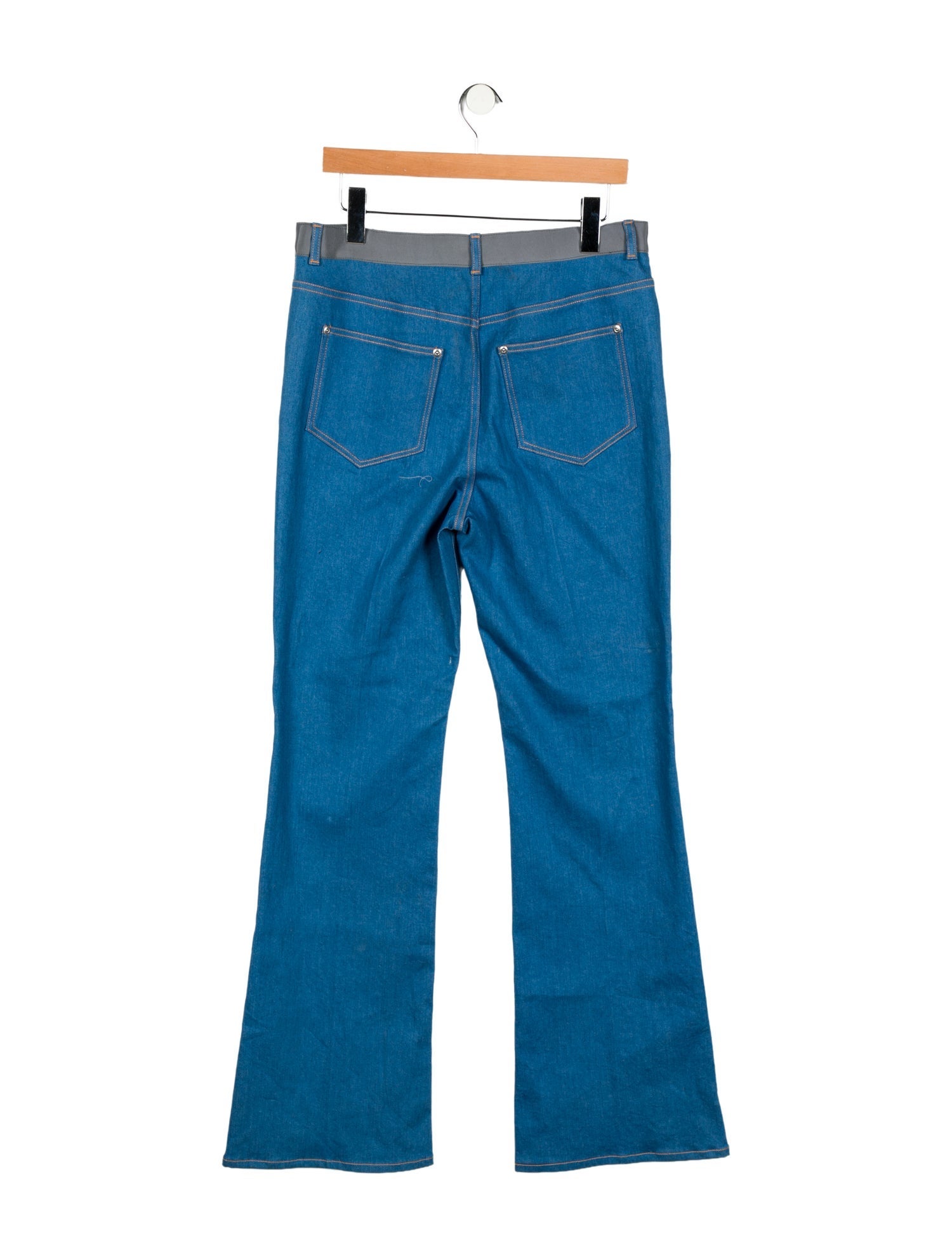 Adeam High-Rise Wide Leg Jeans