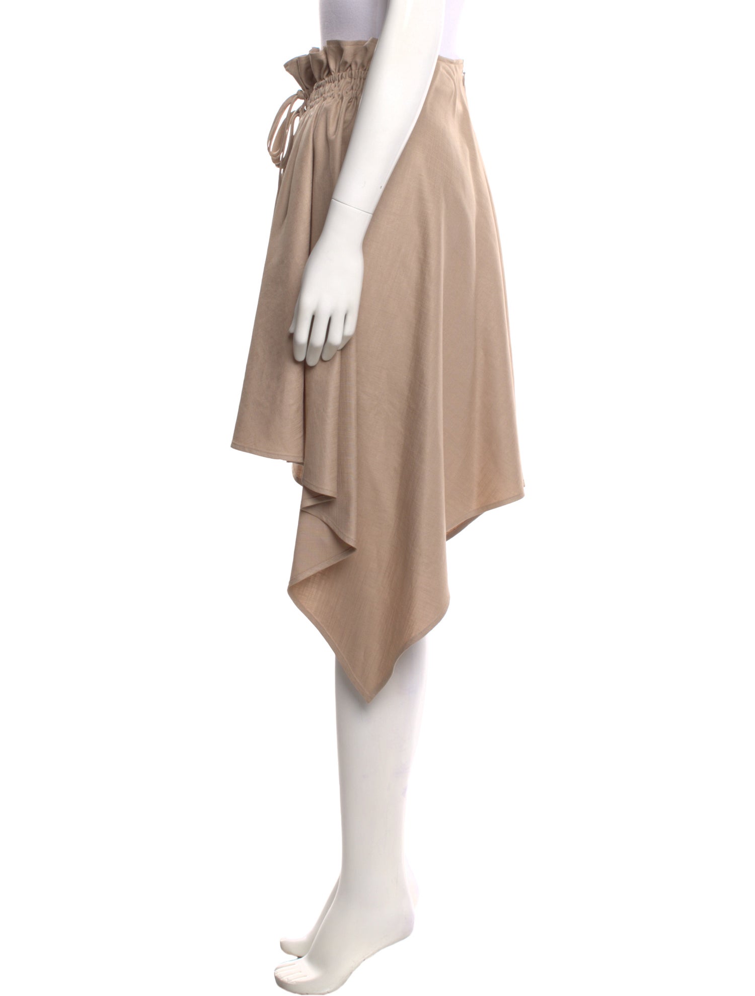 Adeam Ruffle Embellishment Midi Length Skirt