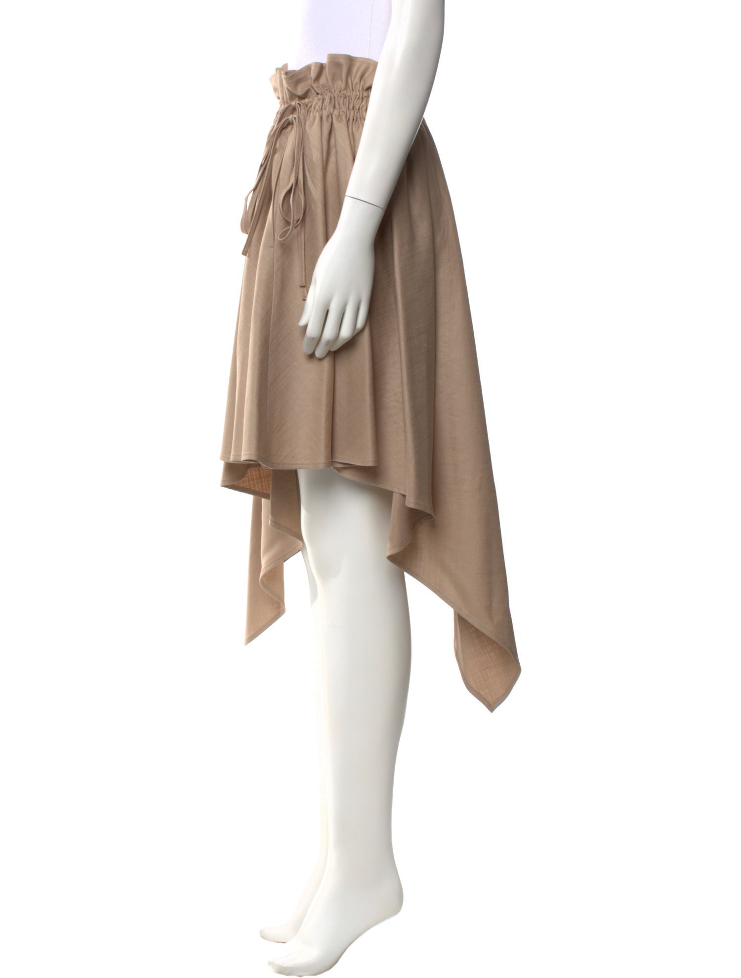 Adeam Pleated Accents Midi Length Skirt