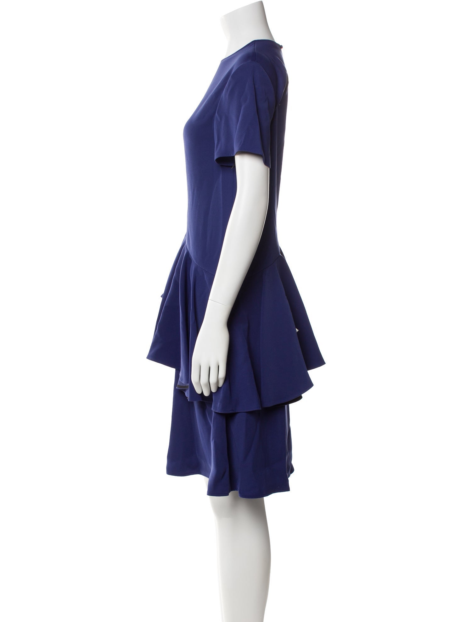Adeam Crew Neck Knee-Length Dress