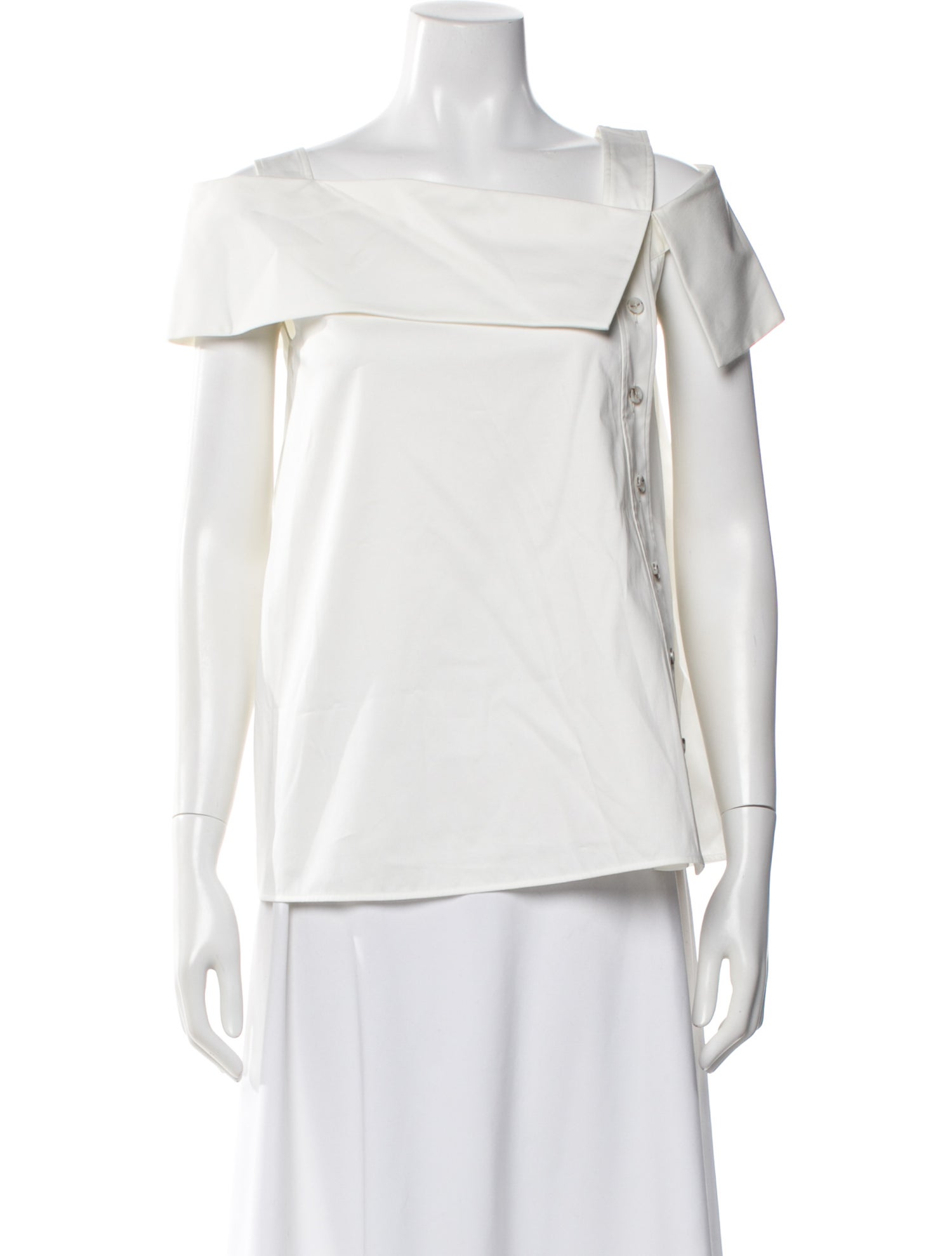 Adeam Off-The-Shoulder Short Sleeve Blouse w/ Tags