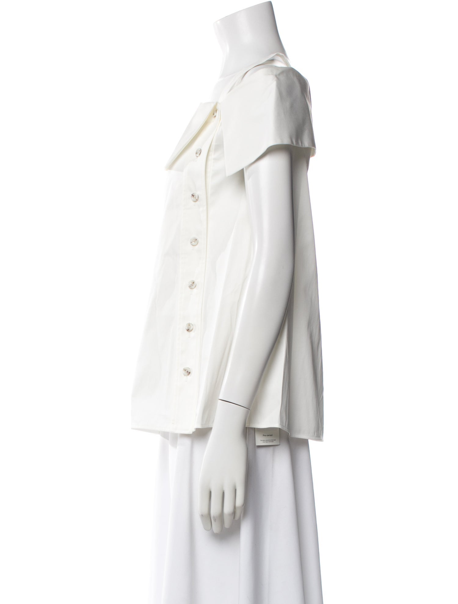 Adeam Off-The-Shoulder Short Sleeve Blouse w/ Tags