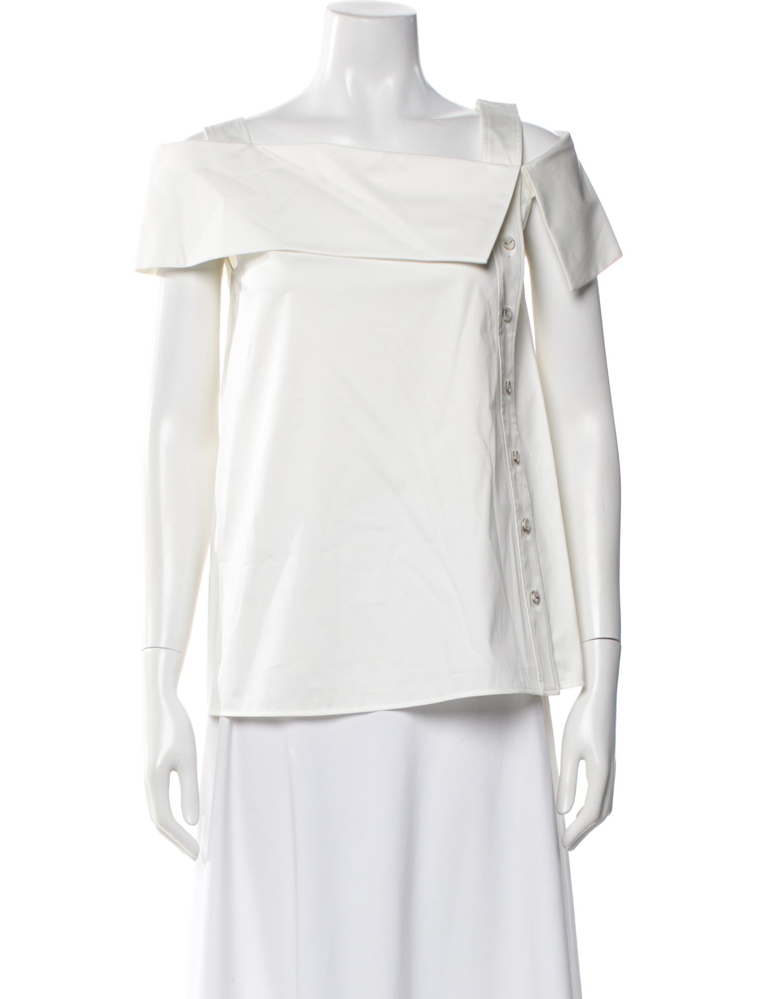 Adeam One-Shoulder Short Sleeve Blouse w/ Tags