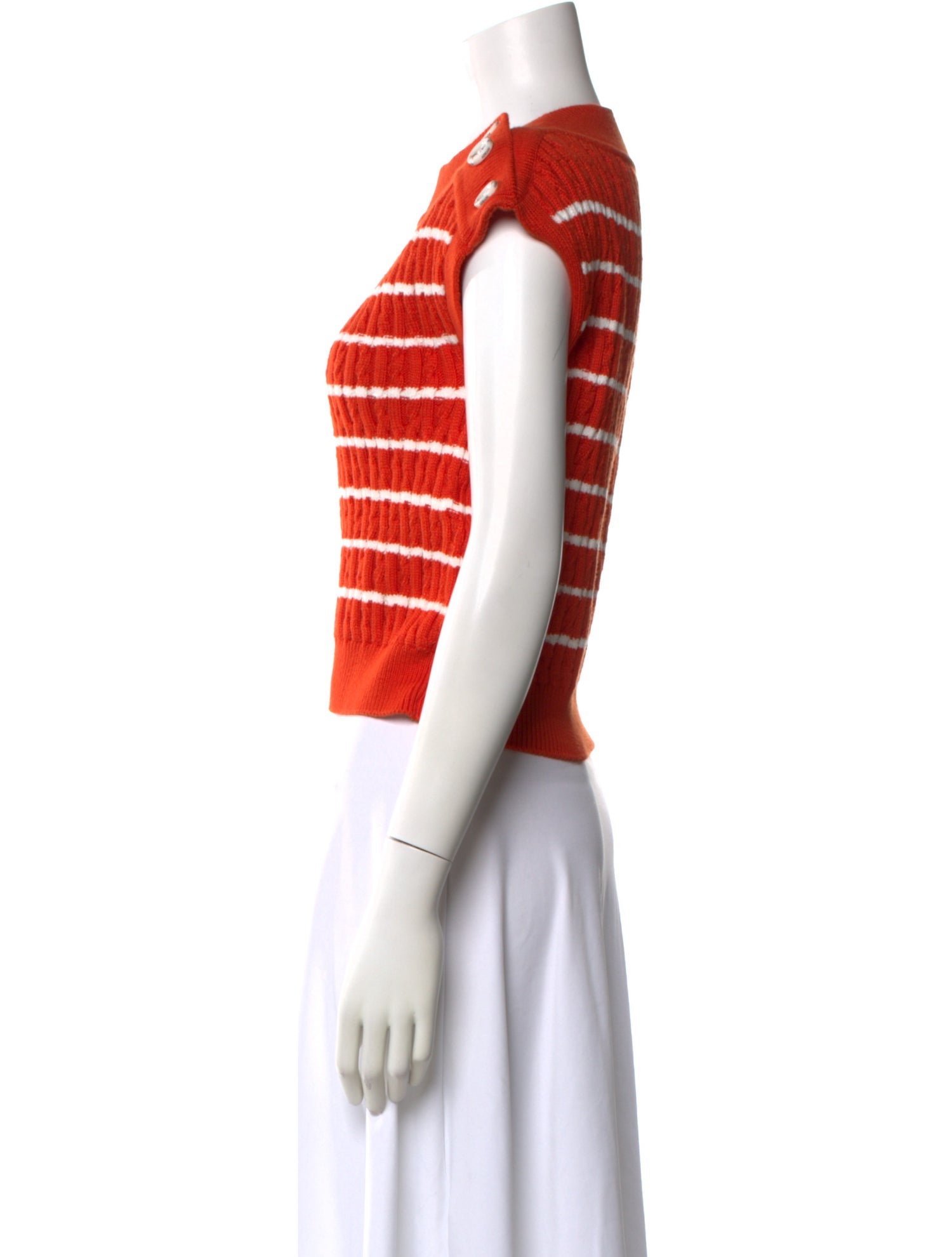 Adeam Striped Bateau Neckline Sweater w/ Tags