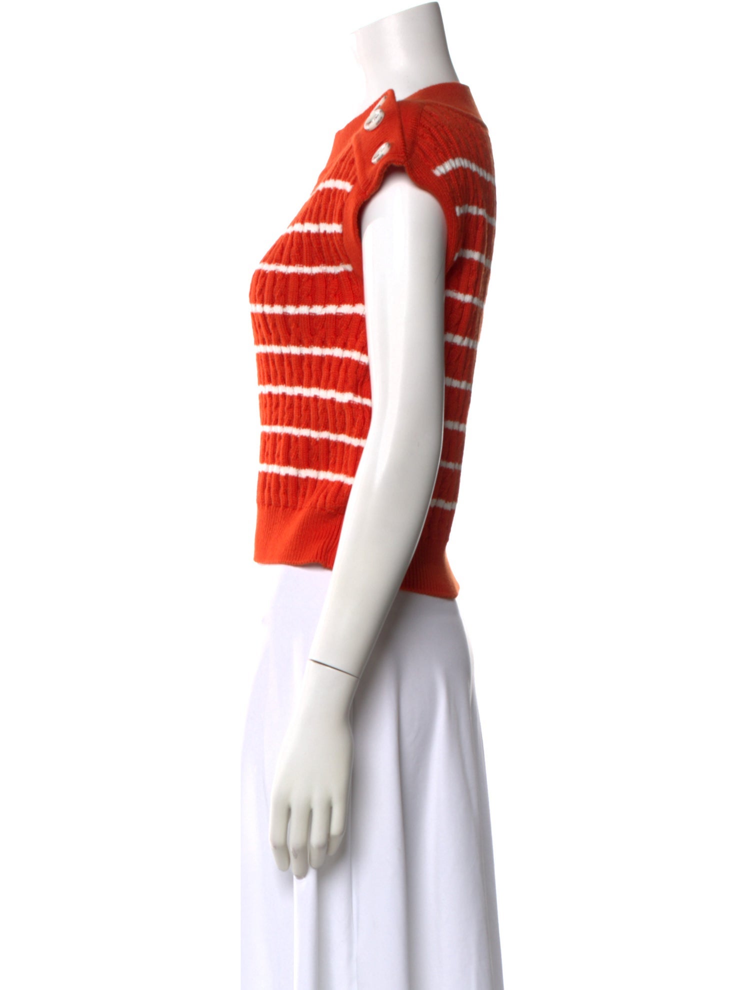 Adeam Striped Bateau Neckline Sweater w/ Tags