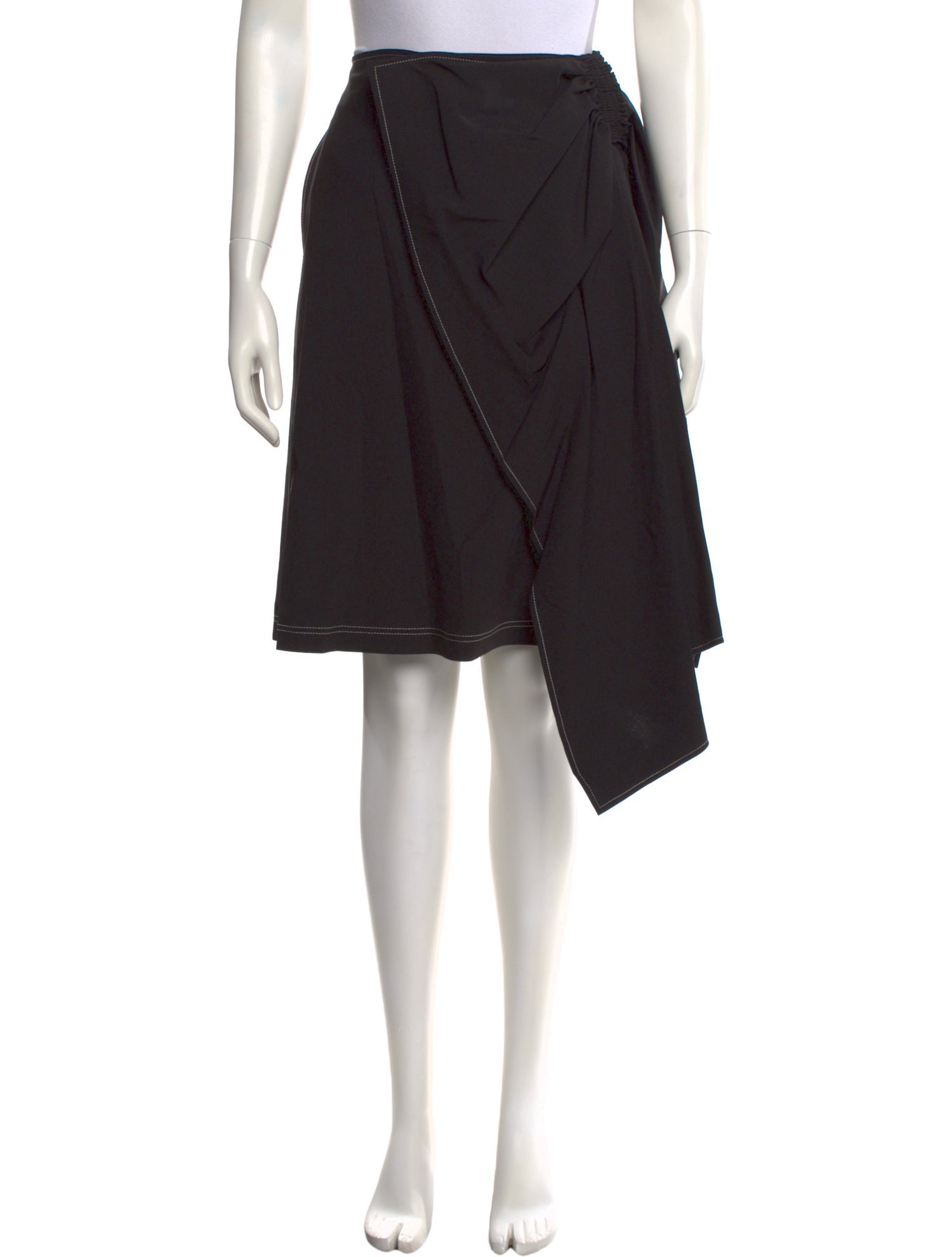 Adeam Ruffle Embellishment Knee-Length Skirt w/ Tags