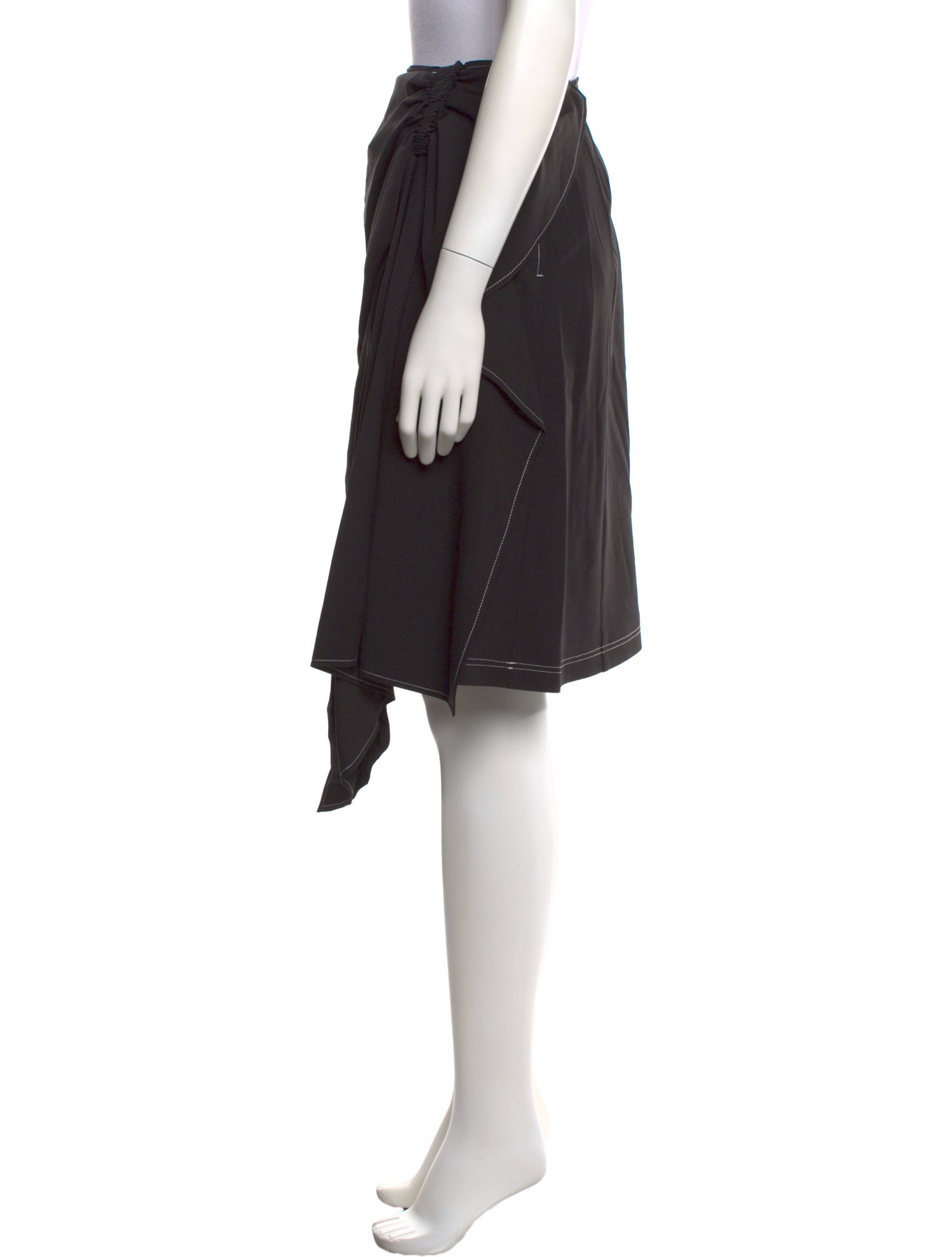 Adeam Ruffle Embellishment Knee-Length Skirt w/ Tags