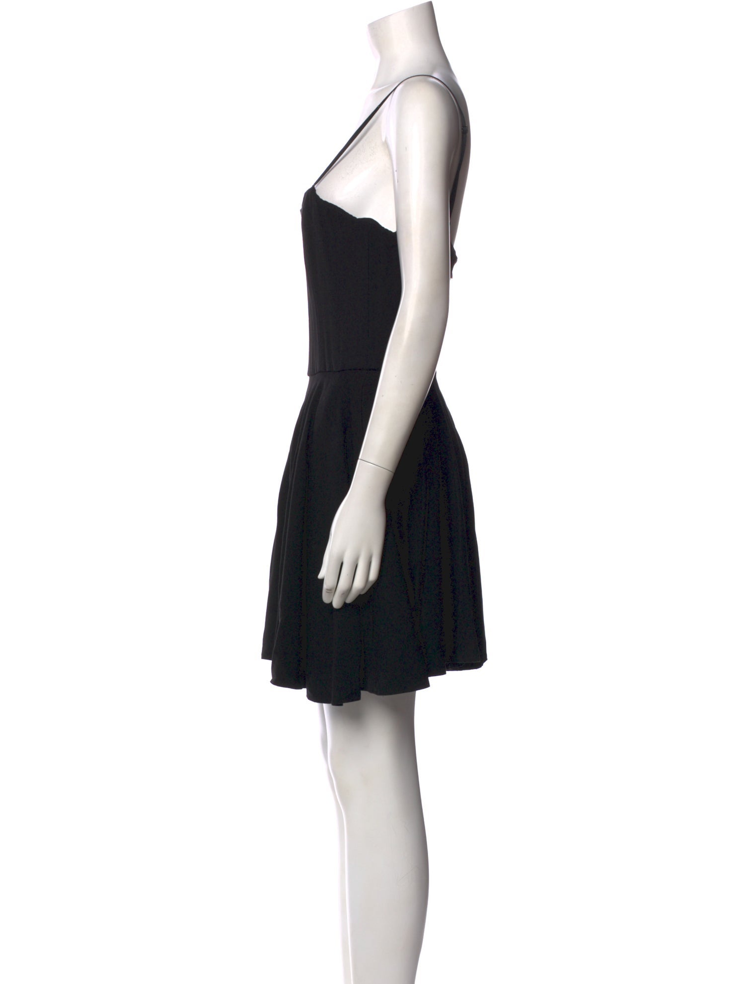 Adeam Square Neckline Mini Dress