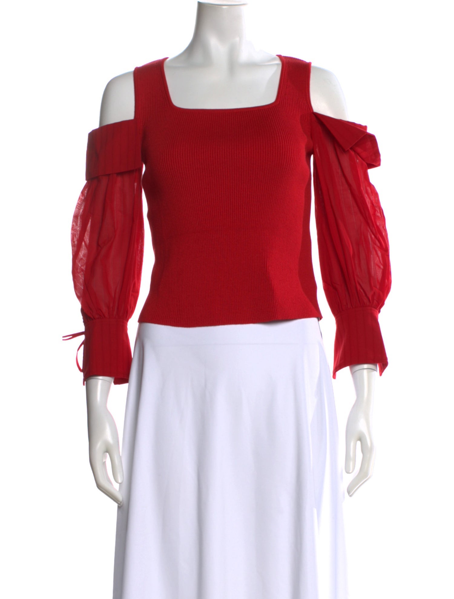 Adeam Square Neckline Long Sleeve Top w/ Tags