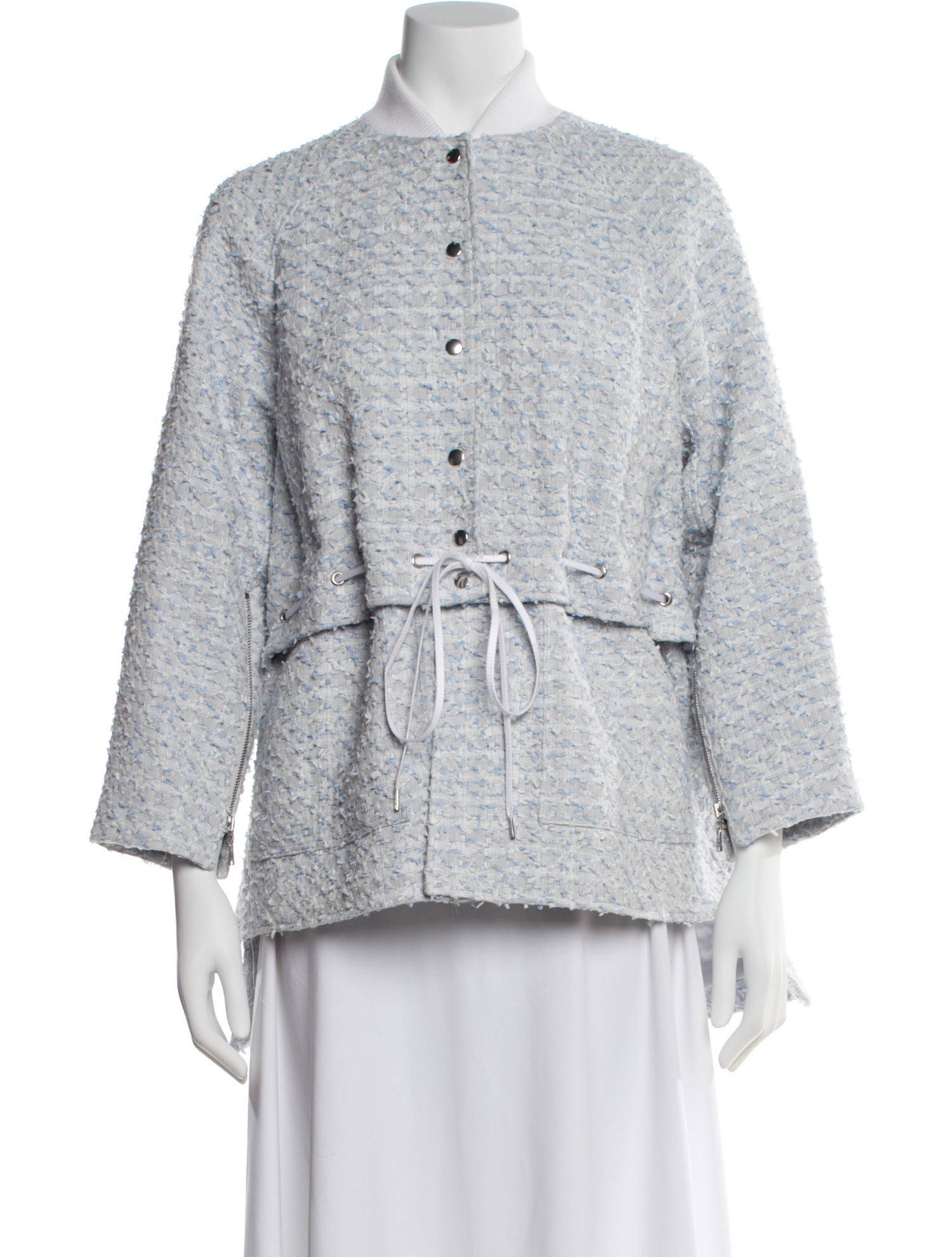 Adeam Tweed Pattern Evening Jacket