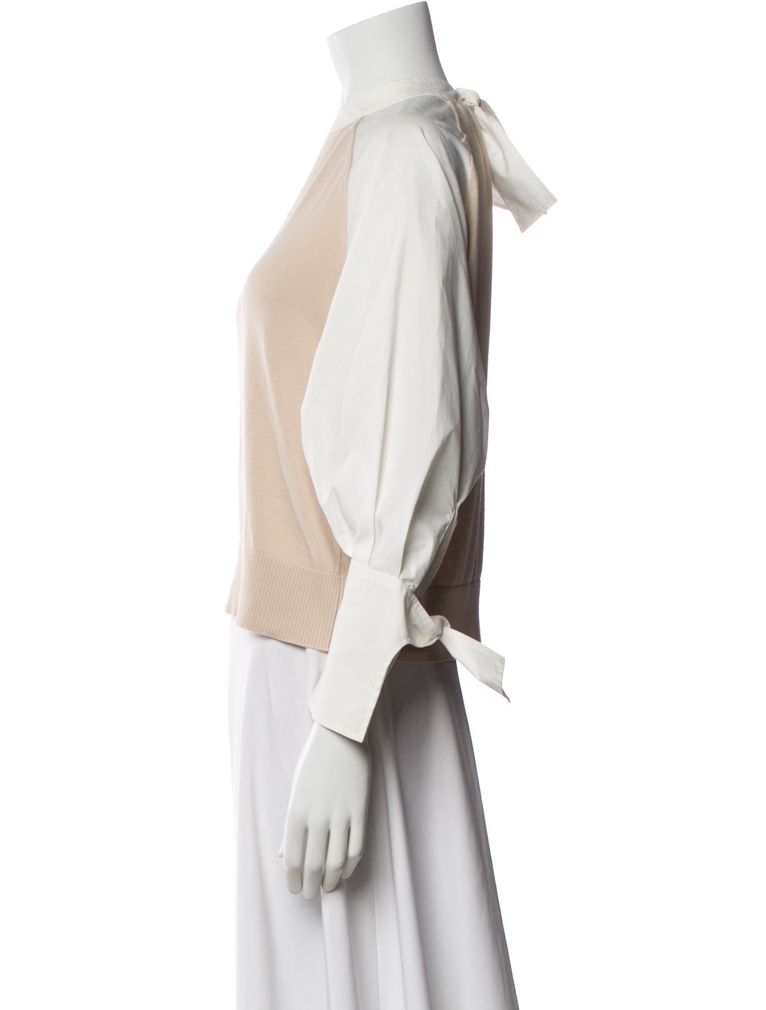 Adeam Crew Neck Long Sleeve Top