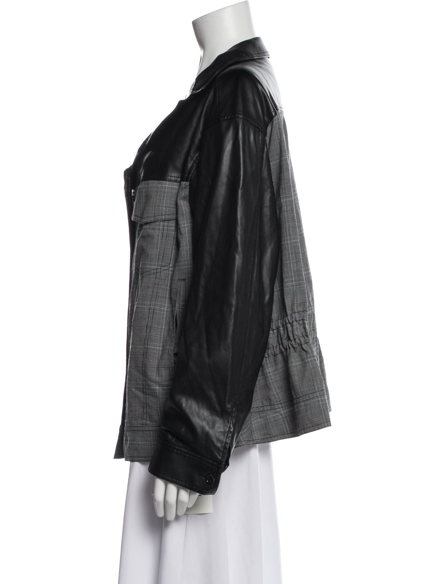 Adeam Plaid Print Jacket