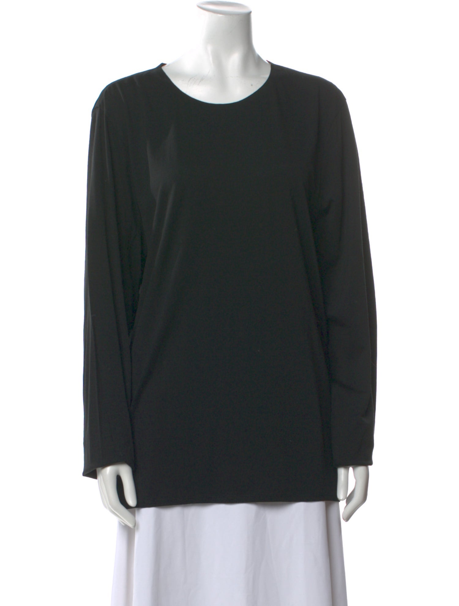 Aeance Merino Wool Scoop Neck Sweatshirt