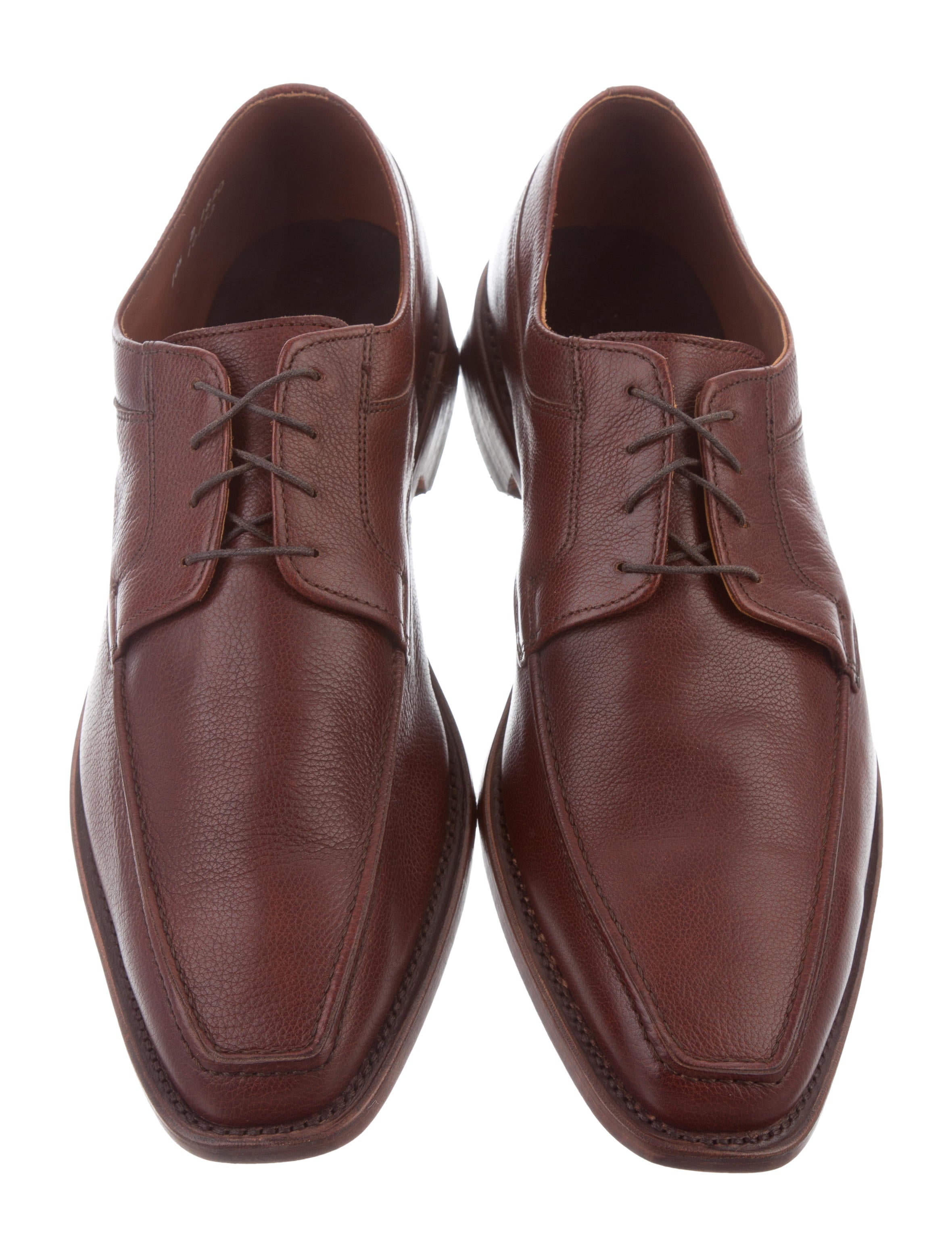 Allen Edmonds Leather SquareToe Oxfords Shoes AED20088 The RealReal