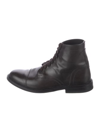 Allen Edmonds Leather Combat Boots