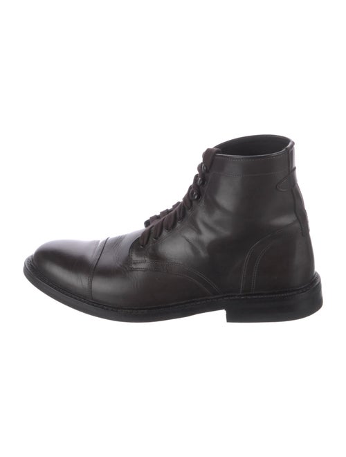 Allen Edmonds Leather Combat Boots