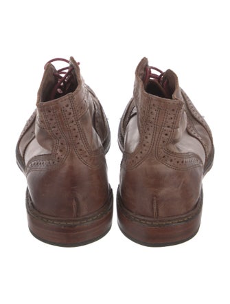 Allen Edmonds Leather Lace-Up Boots