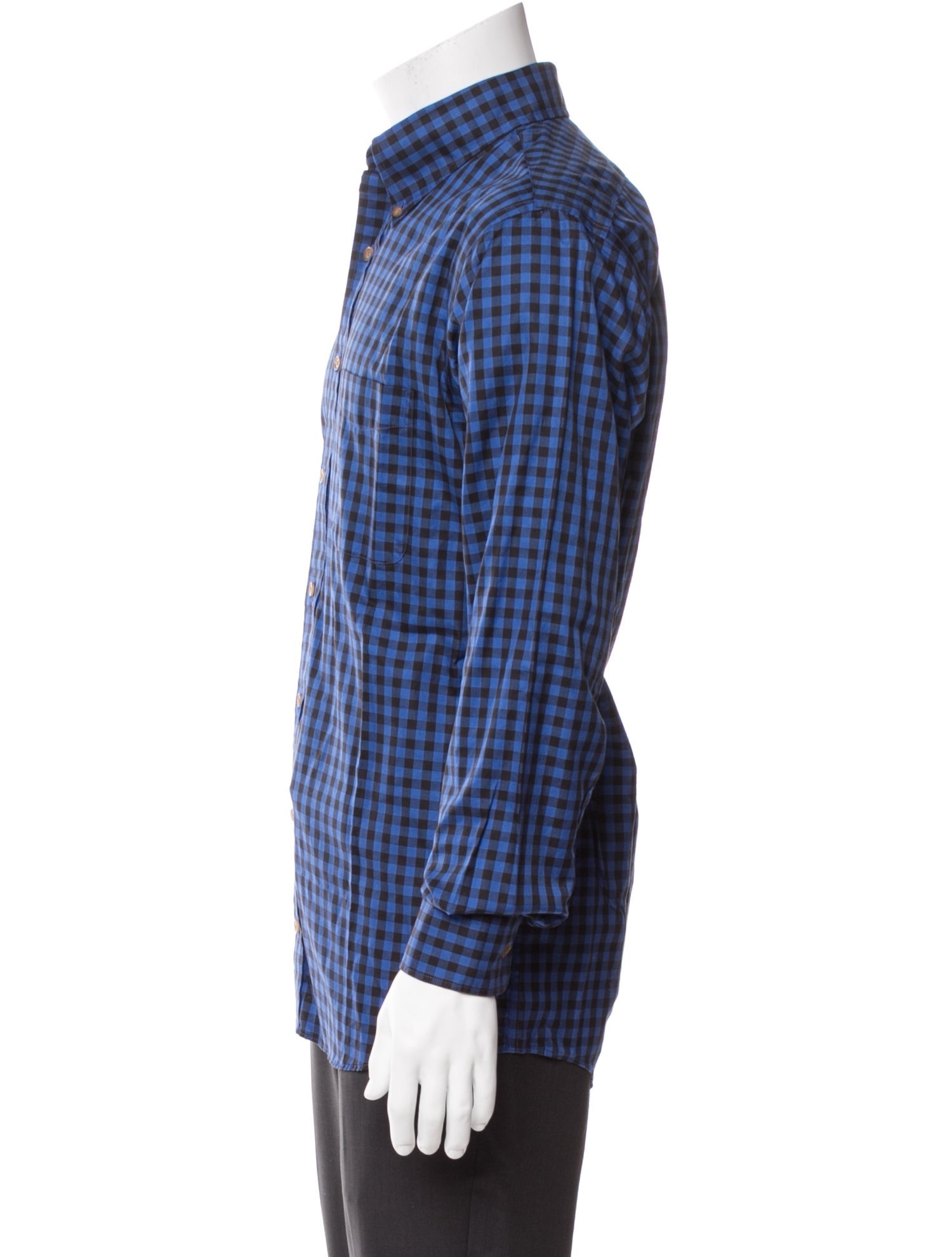 Allen Edmonds Plaid Print Long Sleeve Shirt