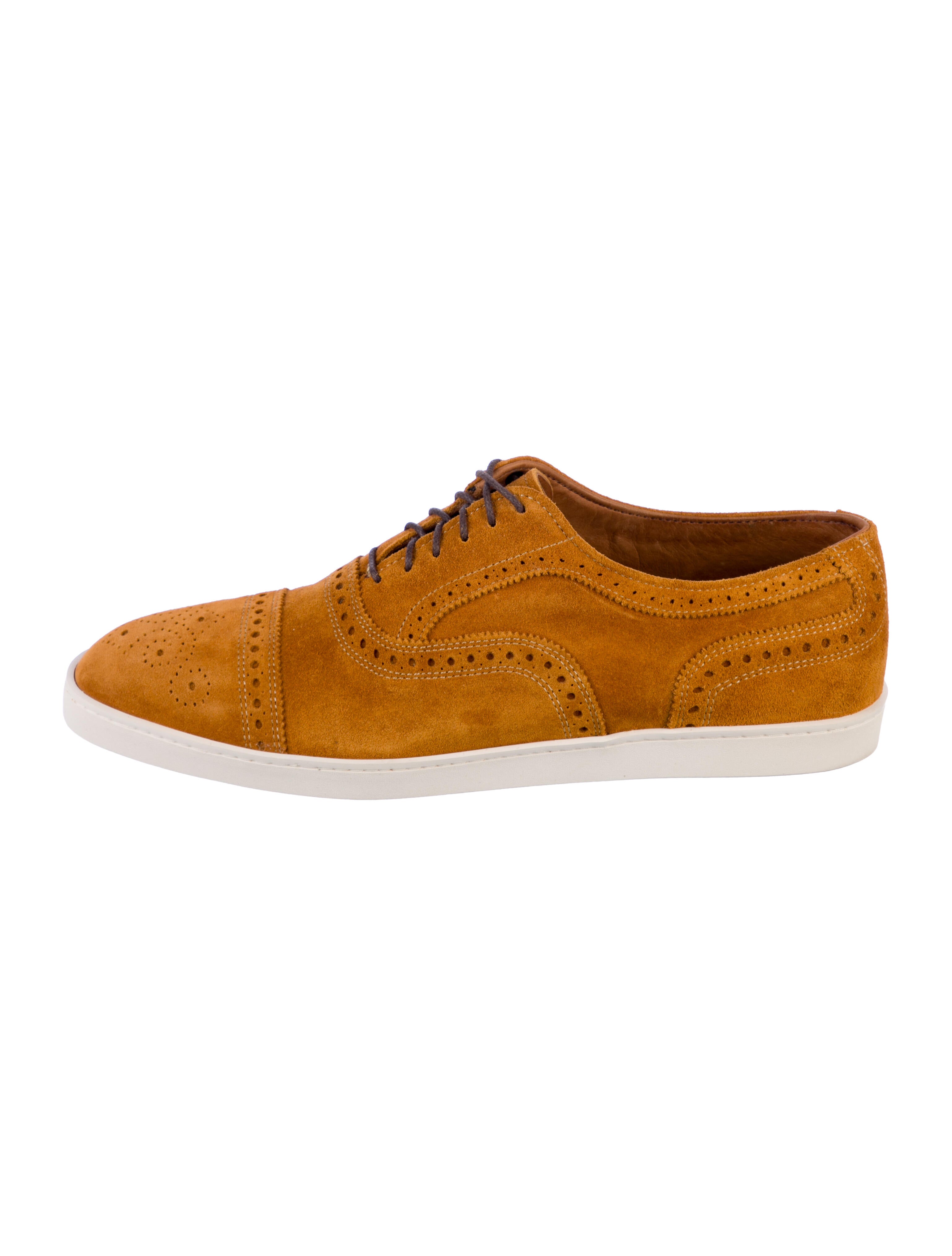 Allen Edmonds Suede Lasercut Accents Sneakers