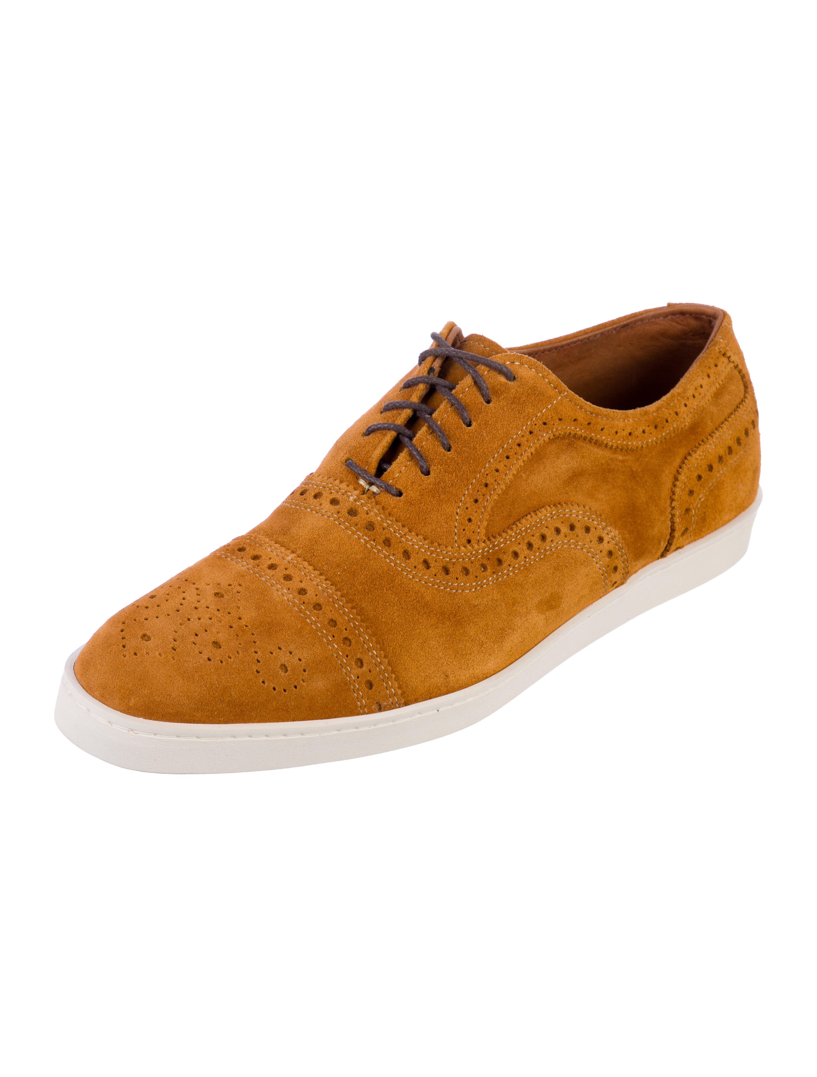 Allen Edmonds Suede Lasercut Accents Sneakers
