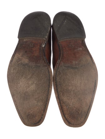 Allen Edmonds Leather Tassel Accents Dress Loafers