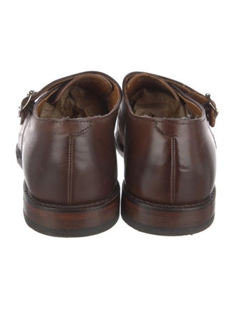 Allen Edmonds Leather Lasercut Accents Monk Straps