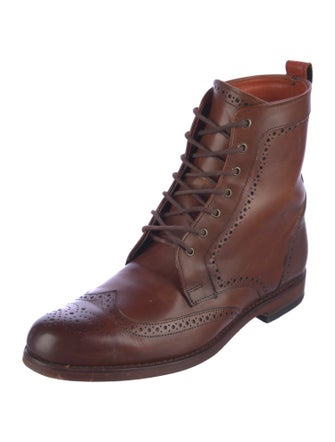 Allen Edmonds Leather Lace-Up Boots