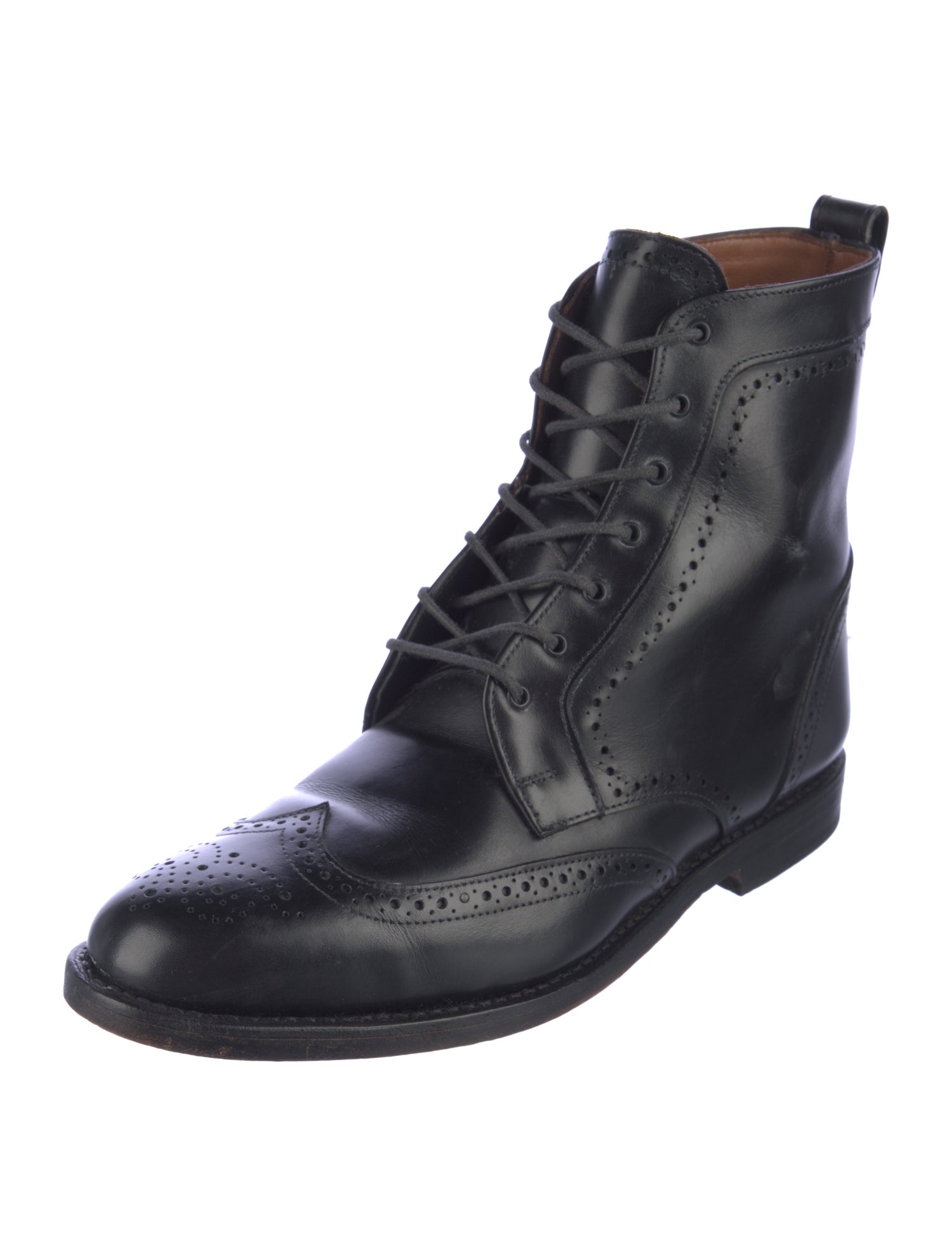 Allen Edmonds Leather Combat Boots