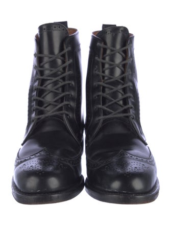 Allen Edmonds Leather Combat Boots