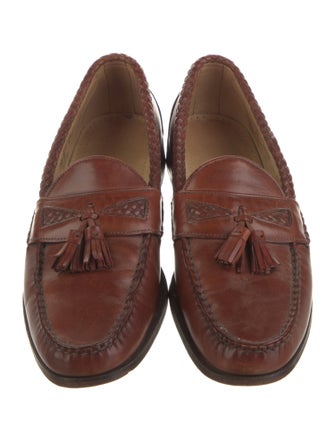 Allen Edmonds Leather Tassel Accents Loafers