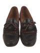 Allen Edmonds Leather Fringe Trim Accent Loafers