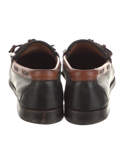 Allen Edmonds Leather Fringe Trim Accent Loafers