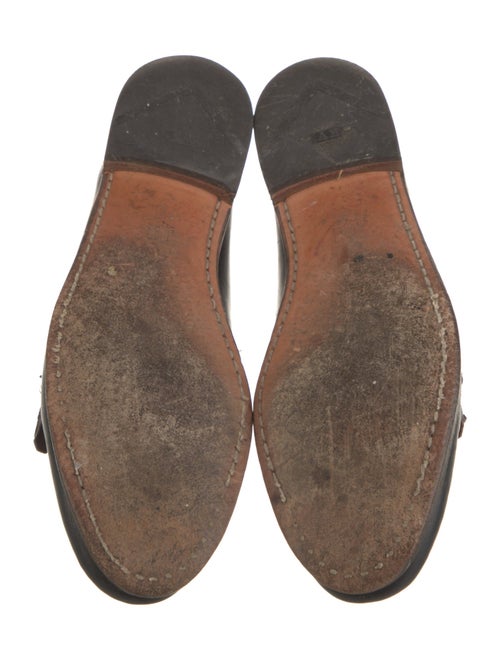 Allen Edmonds Leather Fringe Trim Accent Loafers