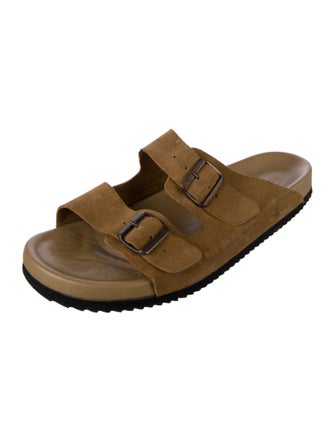 Allen Edmonds Leather Slides