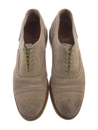 Allen Edmonds Suede Lasercut Accents Brogues