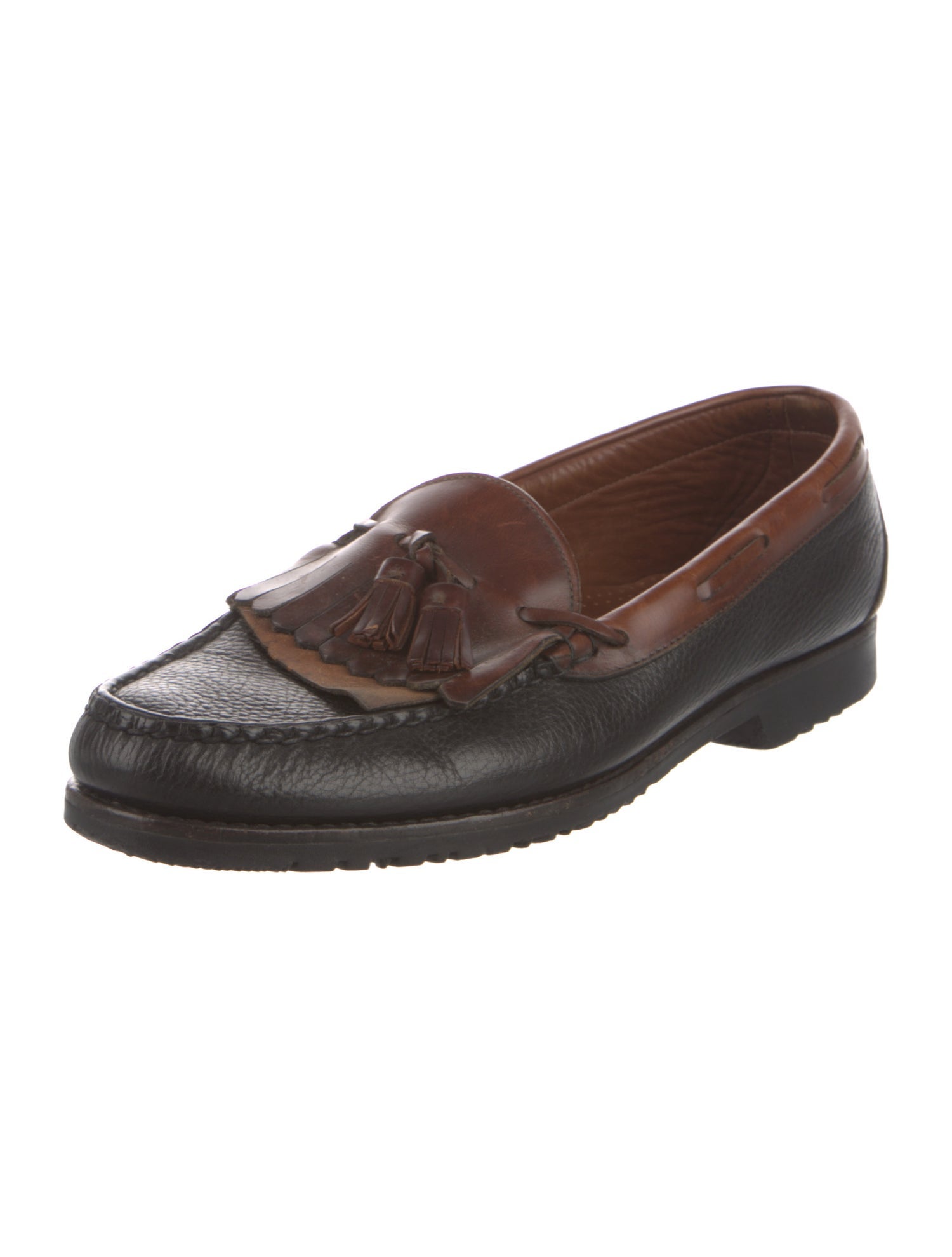 Allen Edmonds Leather Tassel Accents Loafers