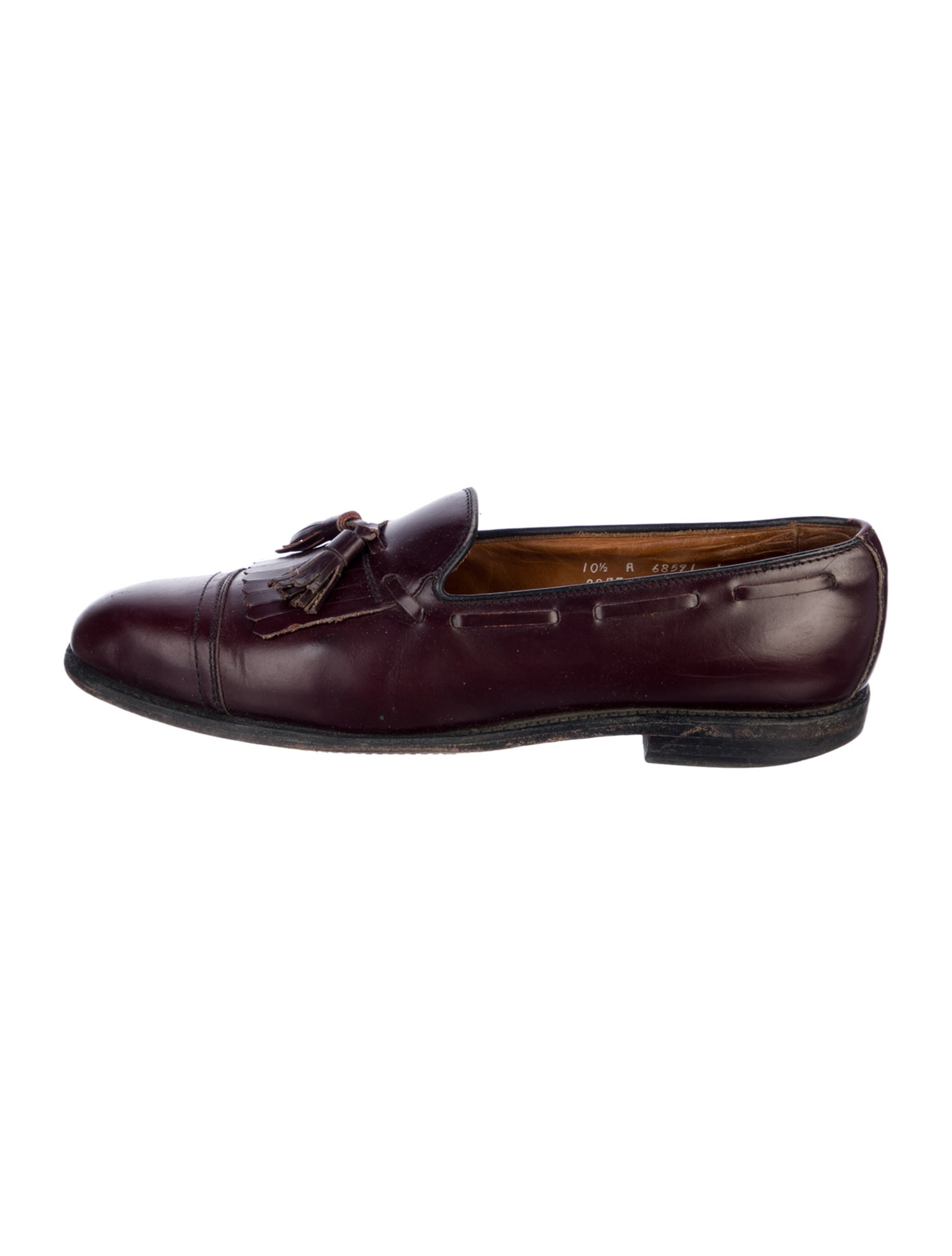 Allen Edmonds Leather Tassel Accents Loafers