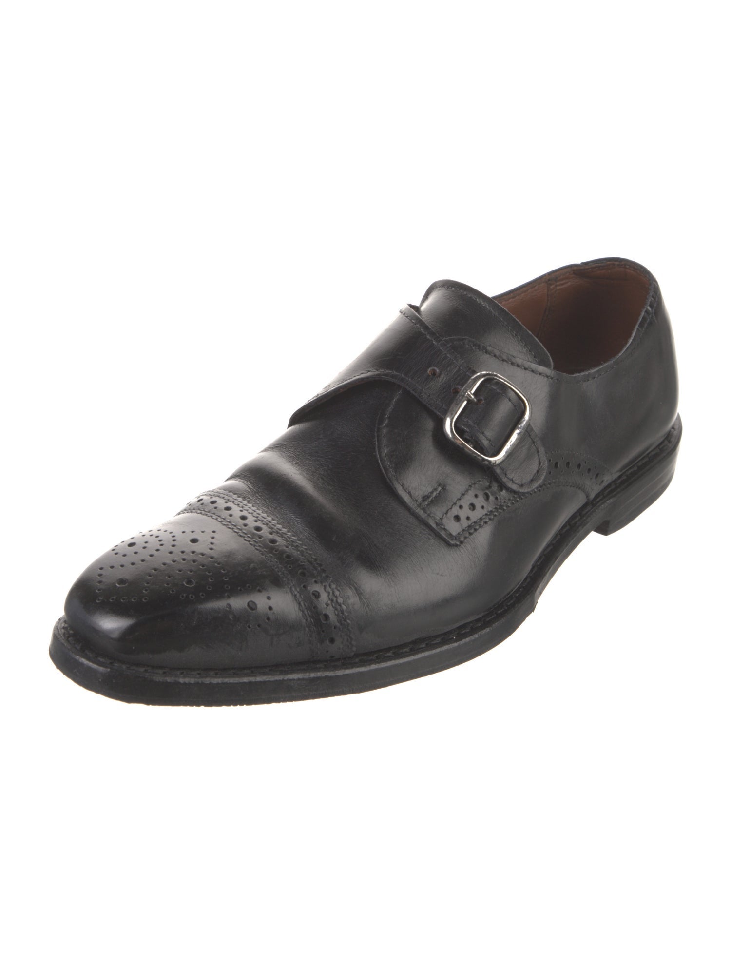 Allen Edmonds Leather Monk Straps