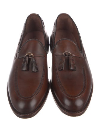 Allen Edmonds Leather Tassel Accents Loafers