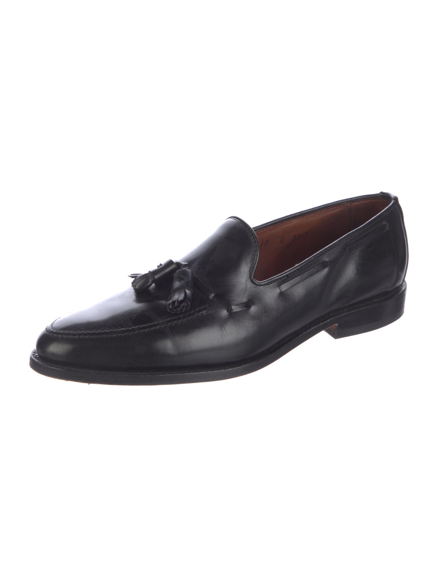 Allen Edmonds Leather Tassel Accents Dress Loafers